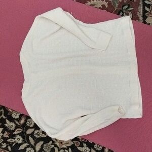 Cream color cotton sweater size s new